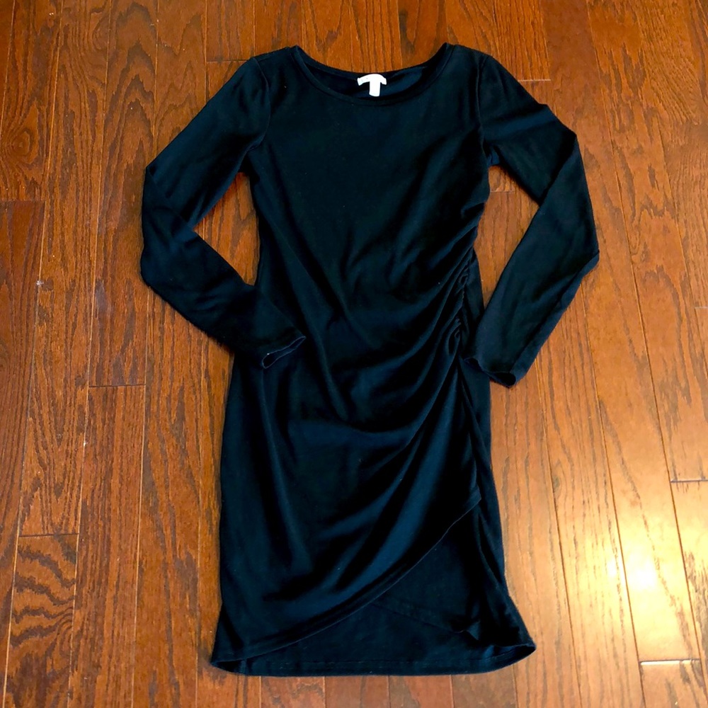 Leith Ruched Long Sleeve Bodycon Dress
